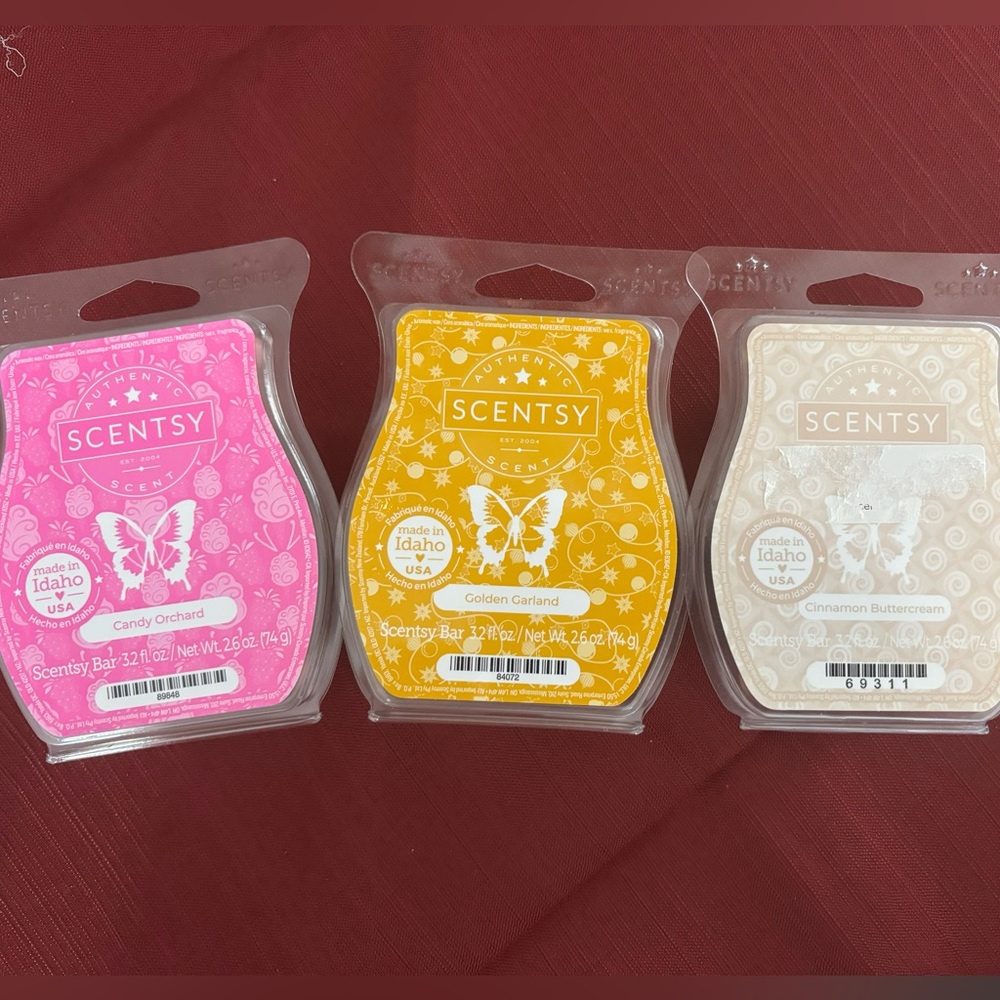 3 pack of scentsy bars